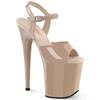 Pleaser - FLAMINGO809 Sandale à bride à la cheville, Pole dance chaussures - Marron Product image